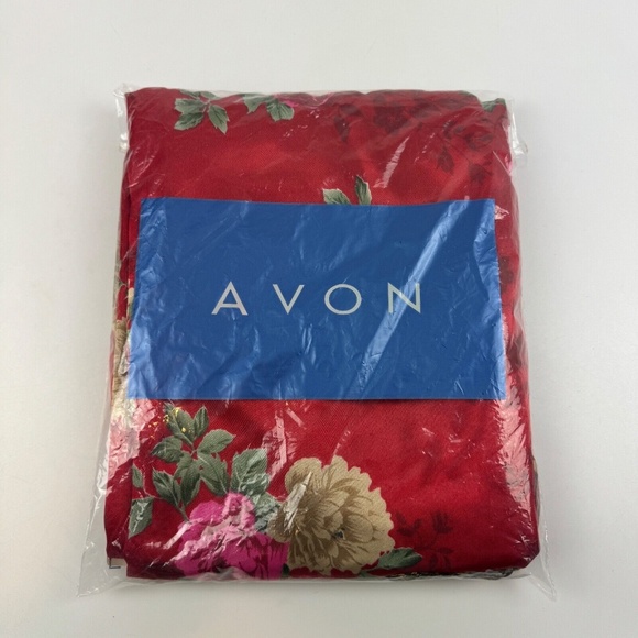 New Avon Intimates Womens Size 2X Pajama Set Tank and Pants Floral Leopard Trim - Picture 7 of 8